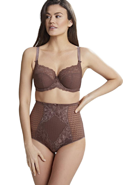 Panache Envy High Waist Brief, Chestnut (7284)