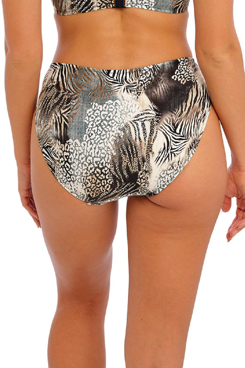 Fantasie Seraya Sands Mid Rise Swim Bottom, Monochrome (FS503772)