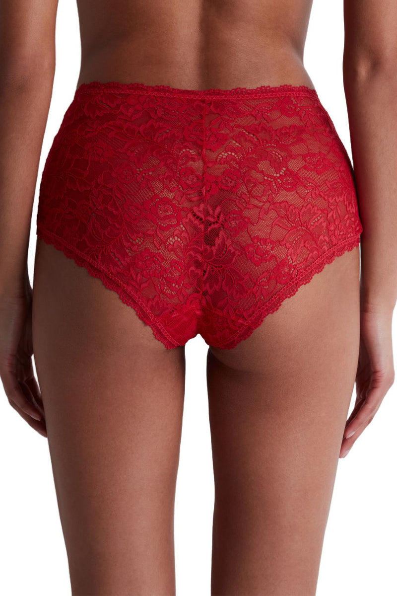 Aubade Rosessence High Waist Briefs, Rouge Gala (HK24)