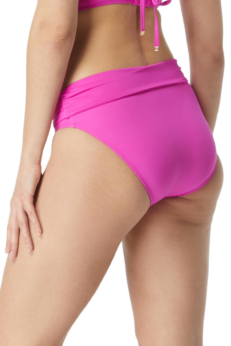 Coco Reef Impulse Rollover Bikini Bottom, Pink Tropics (U95208)