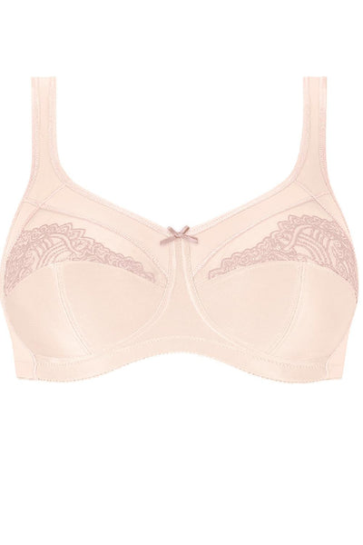 Amoena Isadora Wire-Free Mastectomy Soft Bra, Light Rose/Mauve (44908)