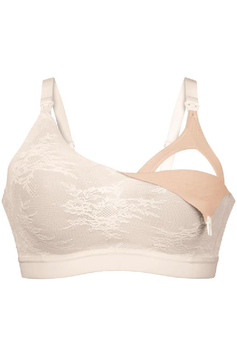 Anita Essential Lace Moulded Cups Nursing Bra, Crystal (5057)
