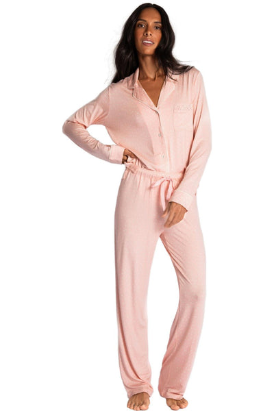 PJ Salvage Love & Lace Pant RNLLP-PINK TINT