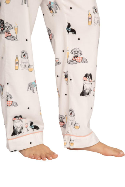 PJ Salvage Flannels Pants, Ivory (RKFLP)