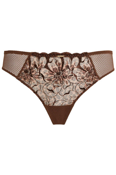 Chantelle Fleurs Thong, Leopard (C12M9)