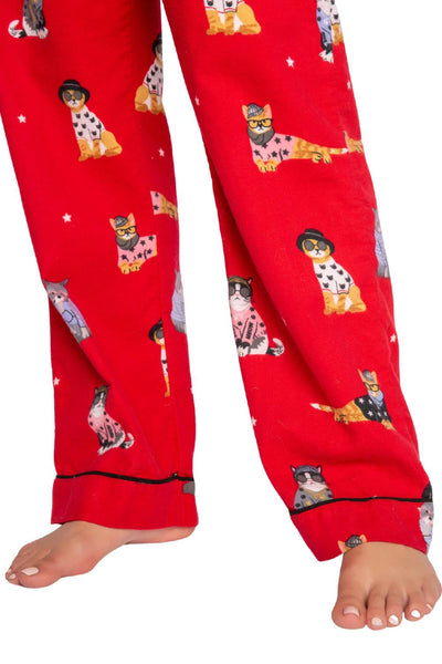 PJ Salvage Flannels Pants, Red (RKFLP)