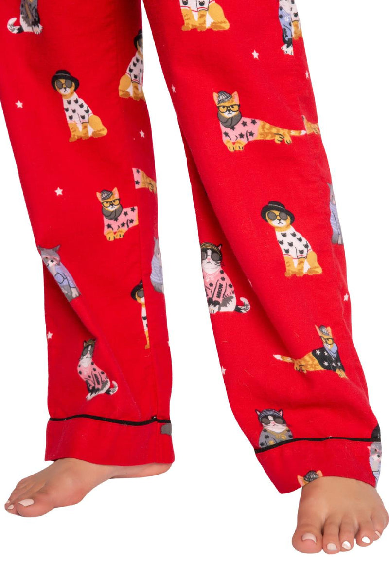 PJ Salvage Flannels Pants, Red (RKFLP)