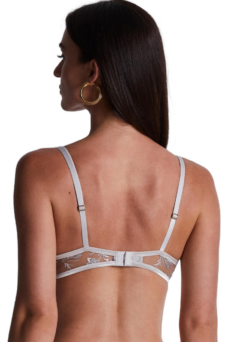 Aubade Magnetic Spell Ultra Plunge Triangle Bra, Platinum (2DN12)