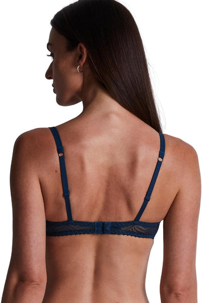 Aubade Ethnic Vibes Demi Cup Bra, Dark Cyan (2BF14)
