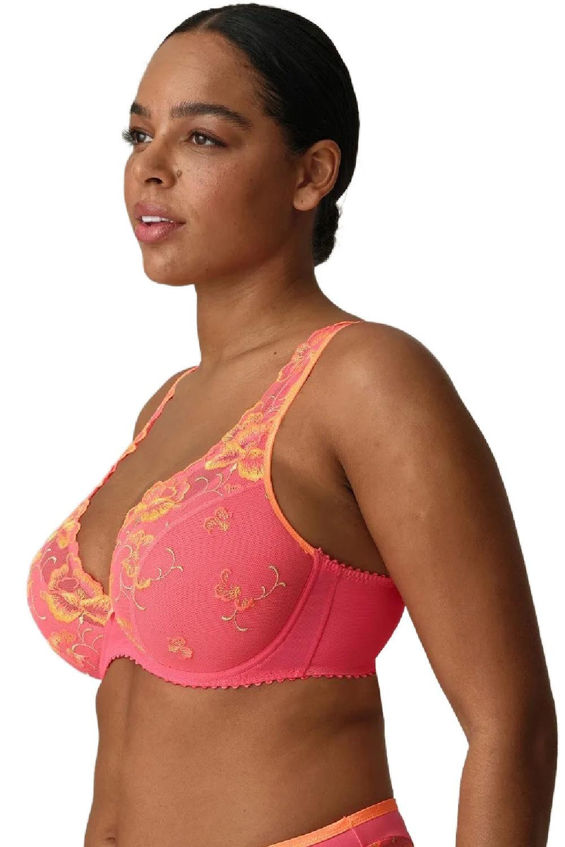 PrimaDonna Devdaha Half Padded Plunge Bra, Tropicana (0163442)