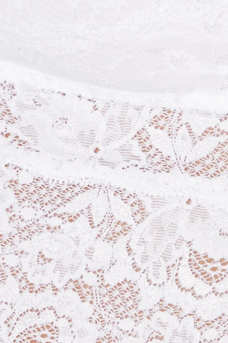 Never Say Never Crop Cami, White (NEVER1873)