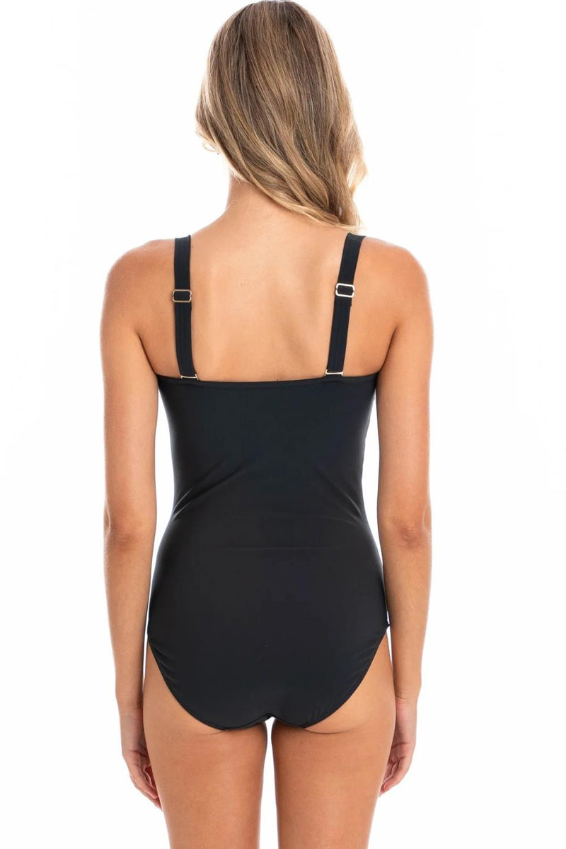 Togs Black Bandeau One Piece Swimsuit SB17TH