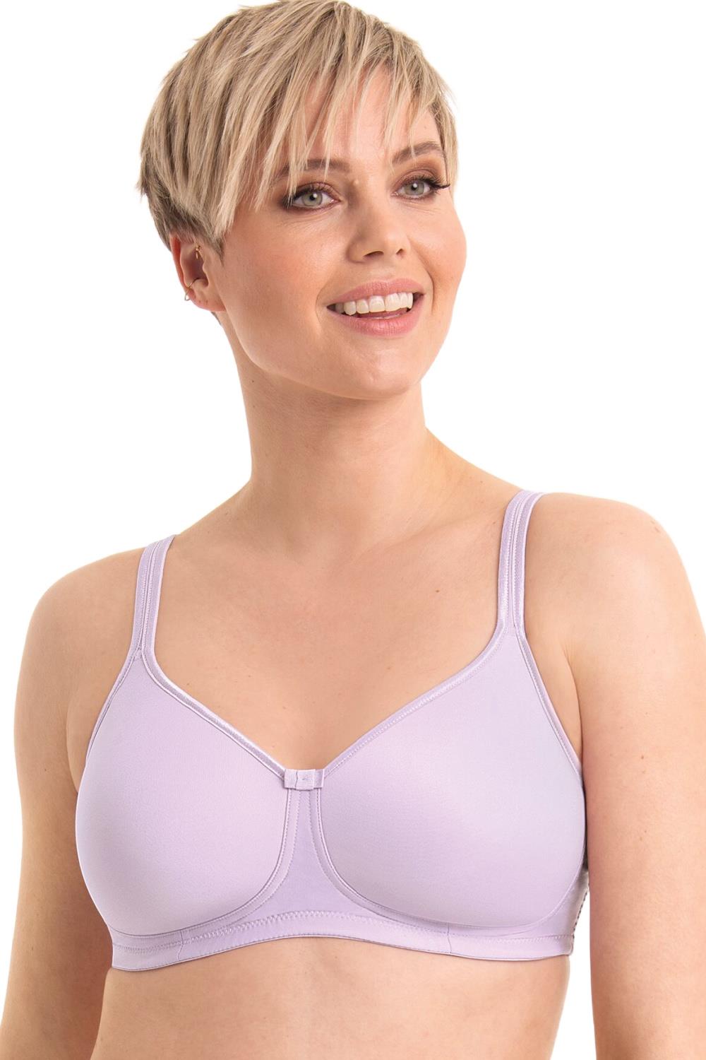 Anita Tonya Padded Wireless Mastectomy Bra,Pastel Lilac