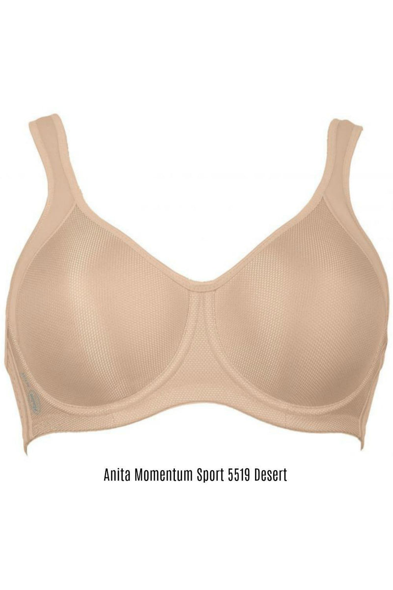 Anita Active Momentum-Underwired Sports Bra, Maximum Support, Desert (5519)
