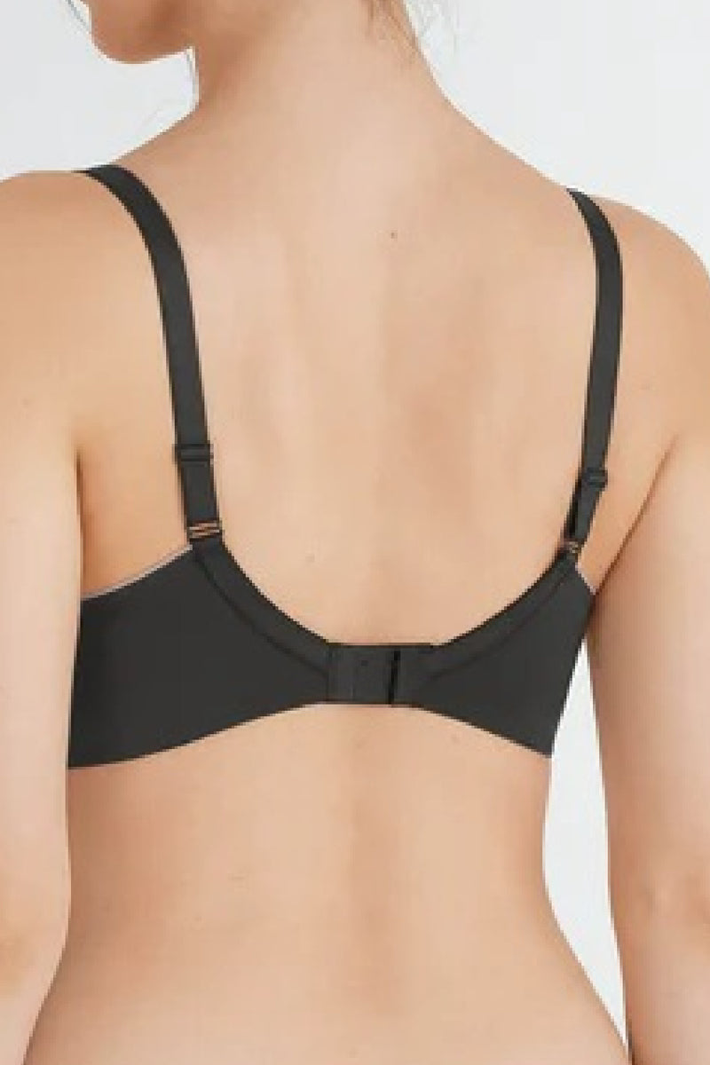 Felina Elementary Full Cup Underwired Bra, Obsidian Grey (202283)