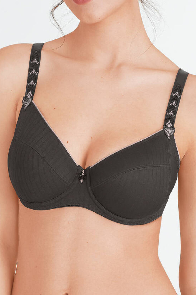 Felina Elementary Full Cup Underwired Bra, Obsidian Grey (202283)