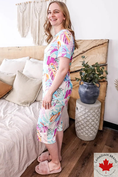 Cloud Nine Pajamas Capri Pajama Set, Island Breeze (GR112RSTE/CPR)
