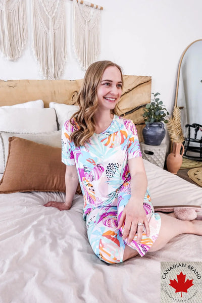 Cloud Nine Pajamas Capri Pajama Set, Island Breeze (GR112RSTE/CPR)