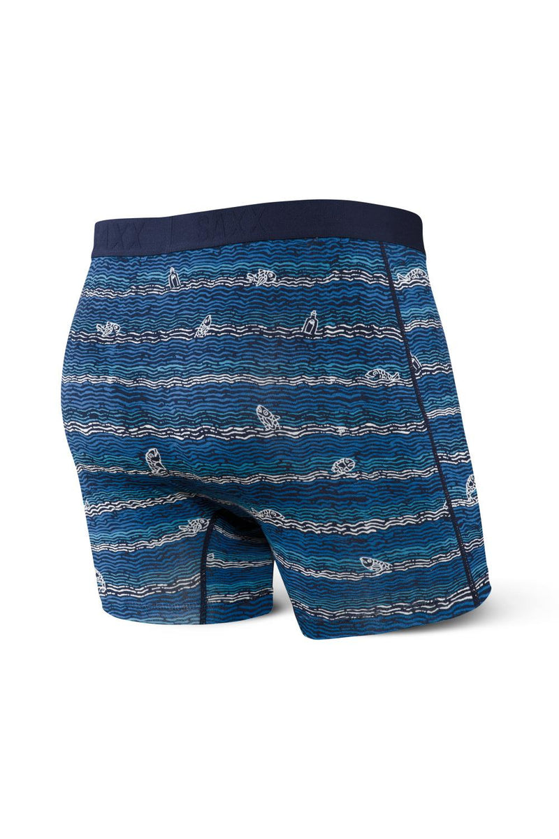 SAXX Ultra Open Fly Boxer SXBB30F-FIL (Navy Fishing Line)