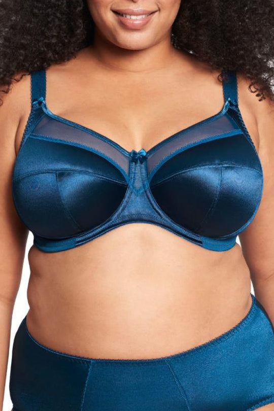 Goddess Keira Banded Underwire Bra, Petrol (GD6090)