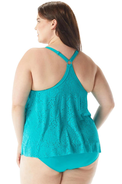 Beach House Kerry Underwired Plus Tankini HW65355 Aloha Jade