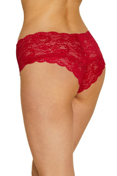 Never Say Never Hottie Low Rise Boyshort NEVER07ZL Mystic Red