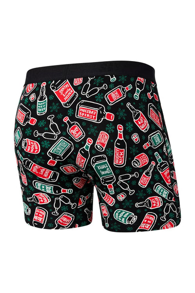 SAXX Ultra Open Fly Boxer SXBB30F-HSB (Holiday Spirit-Black)