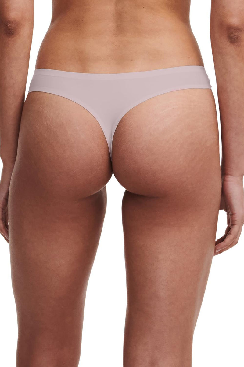 Chantelle Soft Stretch One Sized Thong, Smoke Pink (2649)
