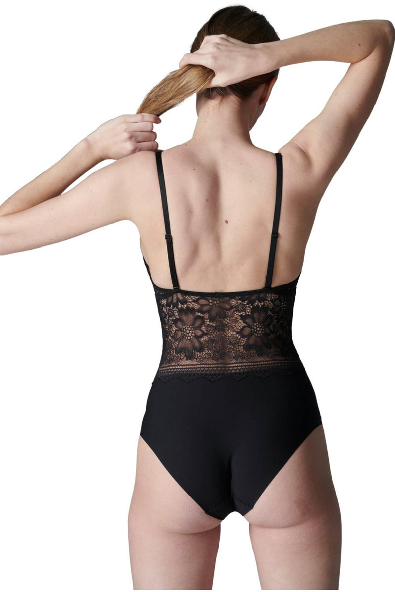 Simone Perele Freesia Bodysuit, Black (1A1510)