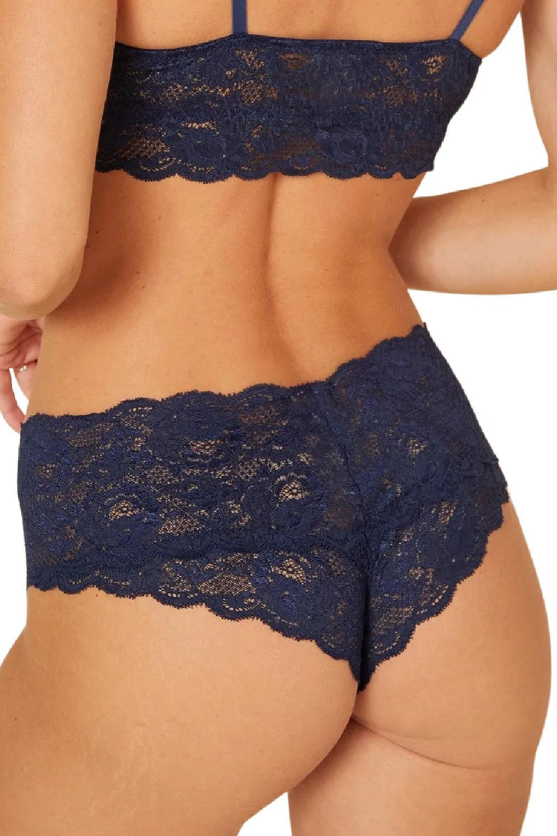 Cosabella Never Say Never Hottie Low Rise Boyshort, Navy Blue (NEVER07ZL)