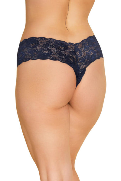 Cosabella Never Say Never Comfie Thong, Navy (NEVER0343BW)