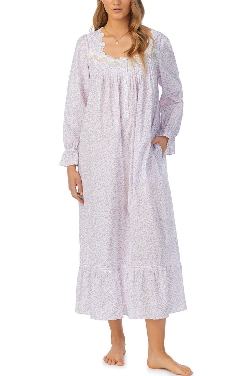 Eileen West 50" Ballet Long Sleeve Nightgown, Print (E5526614)