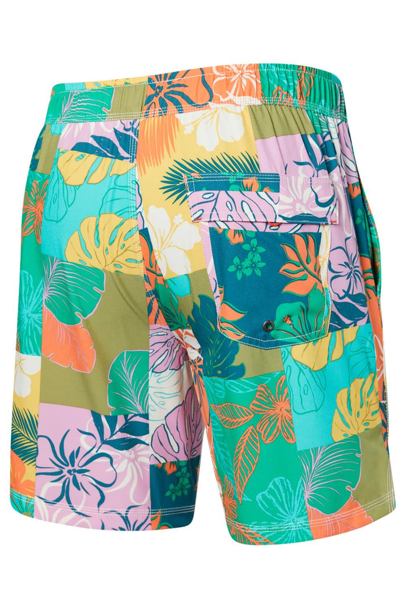 SAXX Oh Buoy 7” Swim Shorts SXSW04L-IPM (Island Patchwork-Multi)