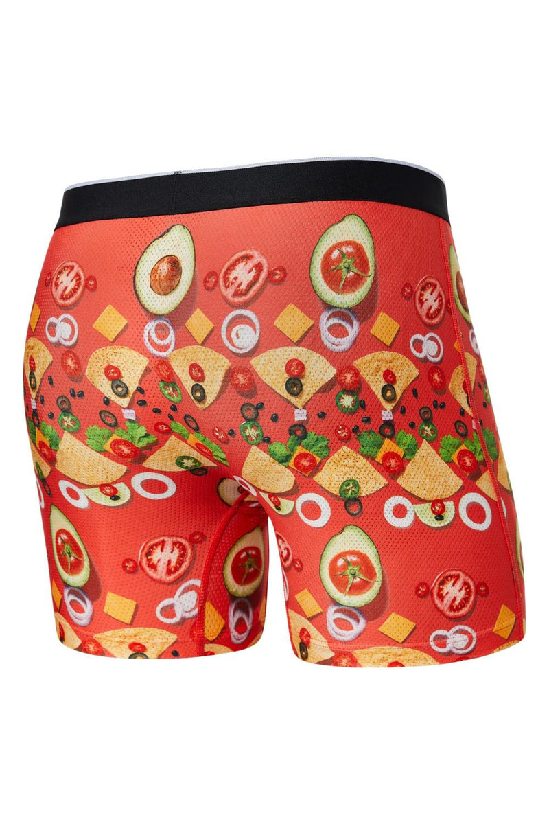 SAXX Volt Boxer Brief SXBB29-DNR (Deconstructed Nachos-Red)