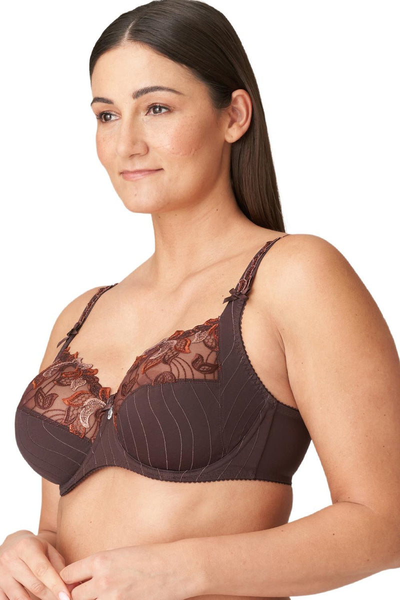 PrimaDonna Deauville Full Cup Bra (Cup B-E), Ristretto (0161810)
