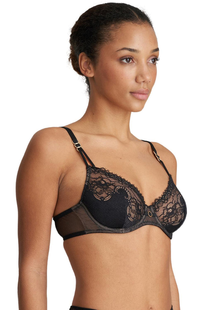 Marie Jo Junoo Underwired Balcony Bra 0102711 Black