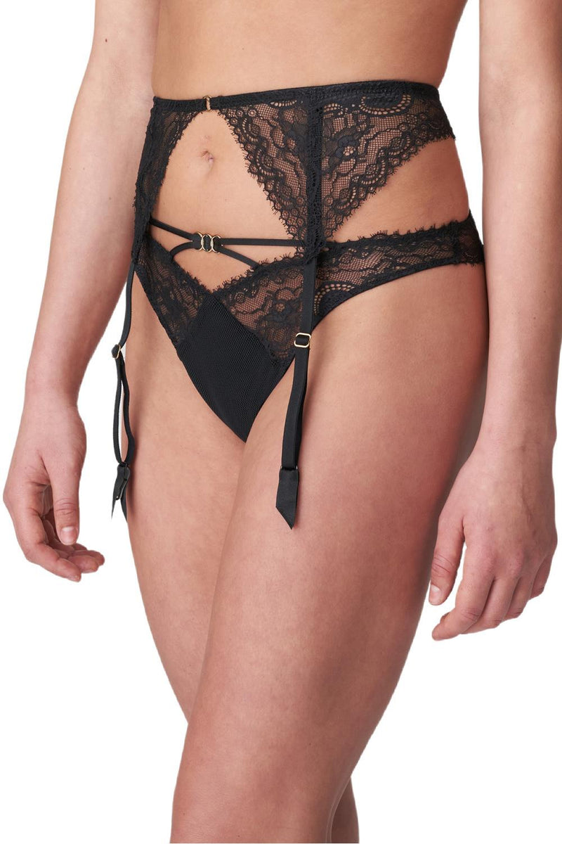 Marie Jo Junoo Suspender Belt, Black (0702710)