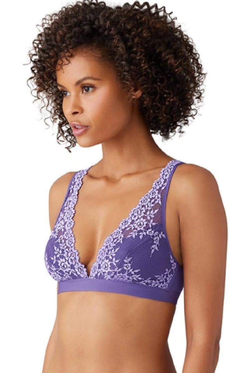 Wacoal Embrace Lace Bralette 852191 Mystical / Purple Rose