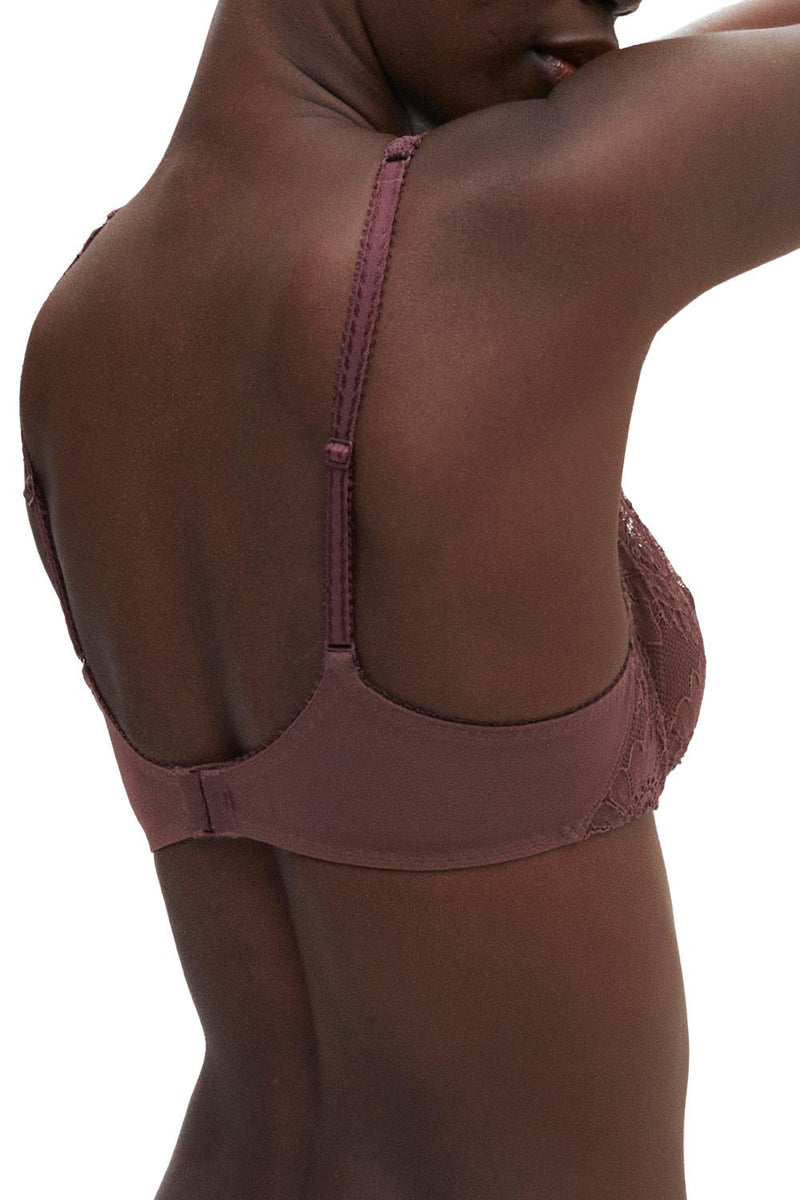 Simone Perele Embleme Underwired Bra with curved neckline, Byzantin (1C3323)