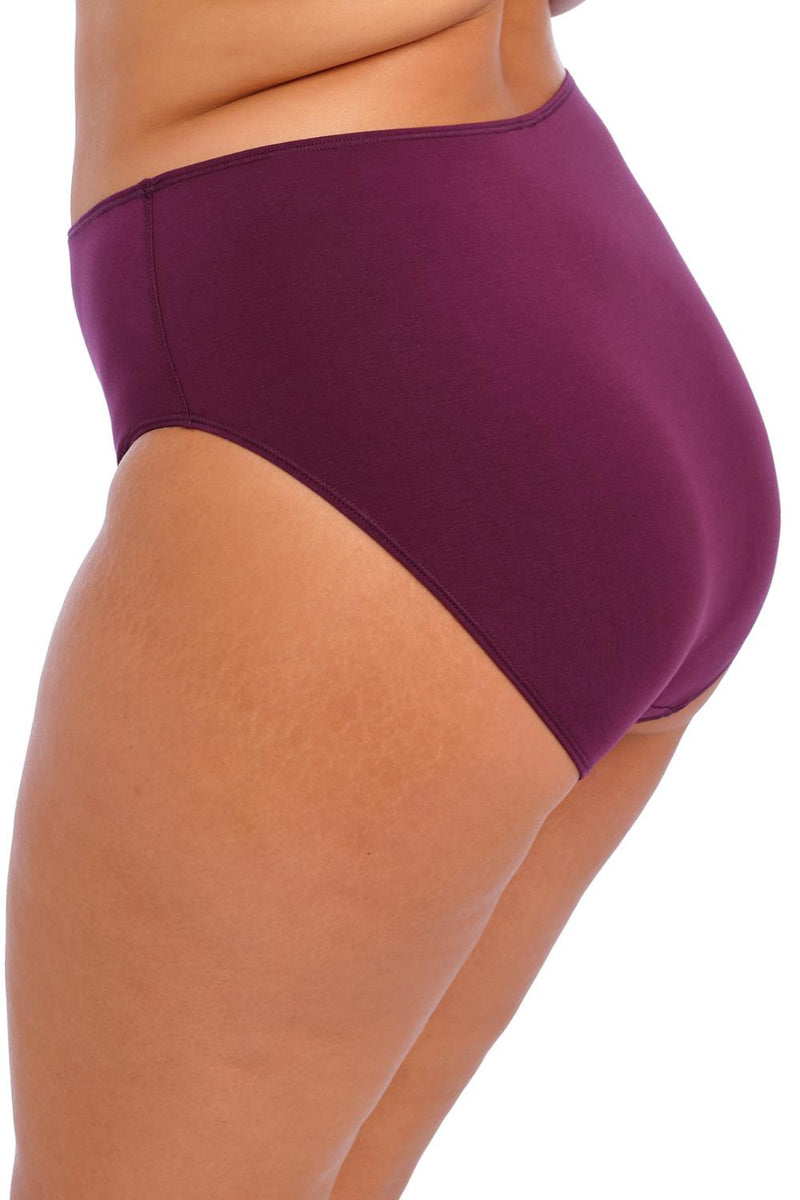 Elomi Smooth Full Brief, Blackberry (EL4565)