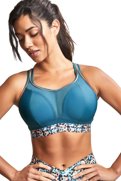 Panache Non-Wired Sports Bra, Abstract Animal (7341B)