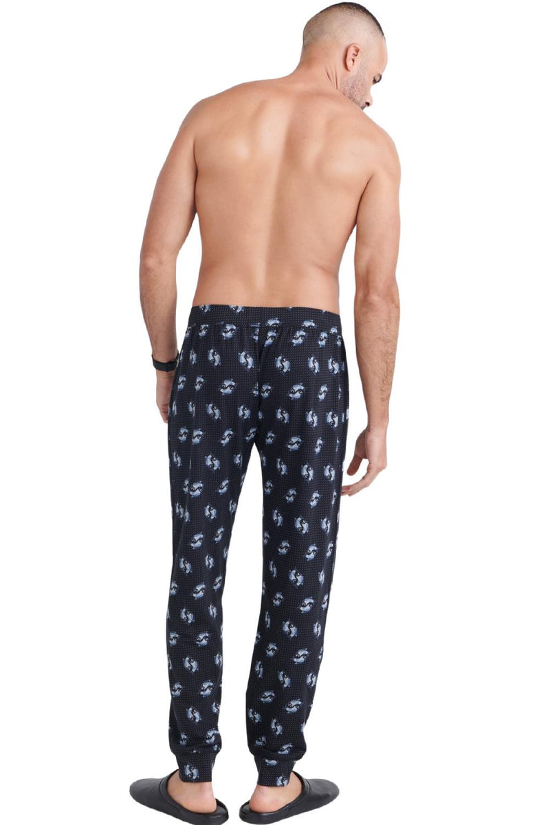 SAXX Droptemp Cool Sleep Pant SXLP44-AWB (Angler Wrangler-Black)