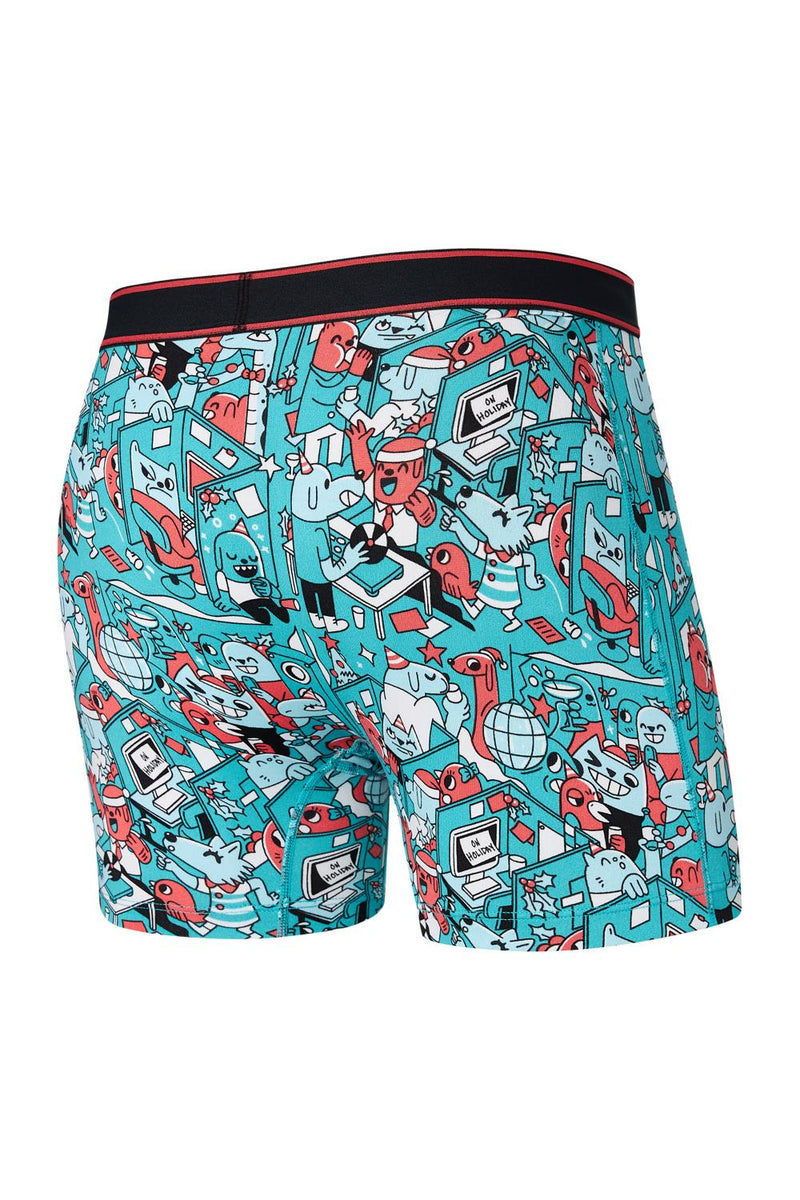 SAXX Daytripper Boxer Brief SXBB11F-HOP (Holiday Office Party-Multi)