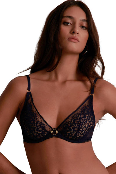 Aubade Illusion Fauve Plunge Bra 1AF12 Crepuscule