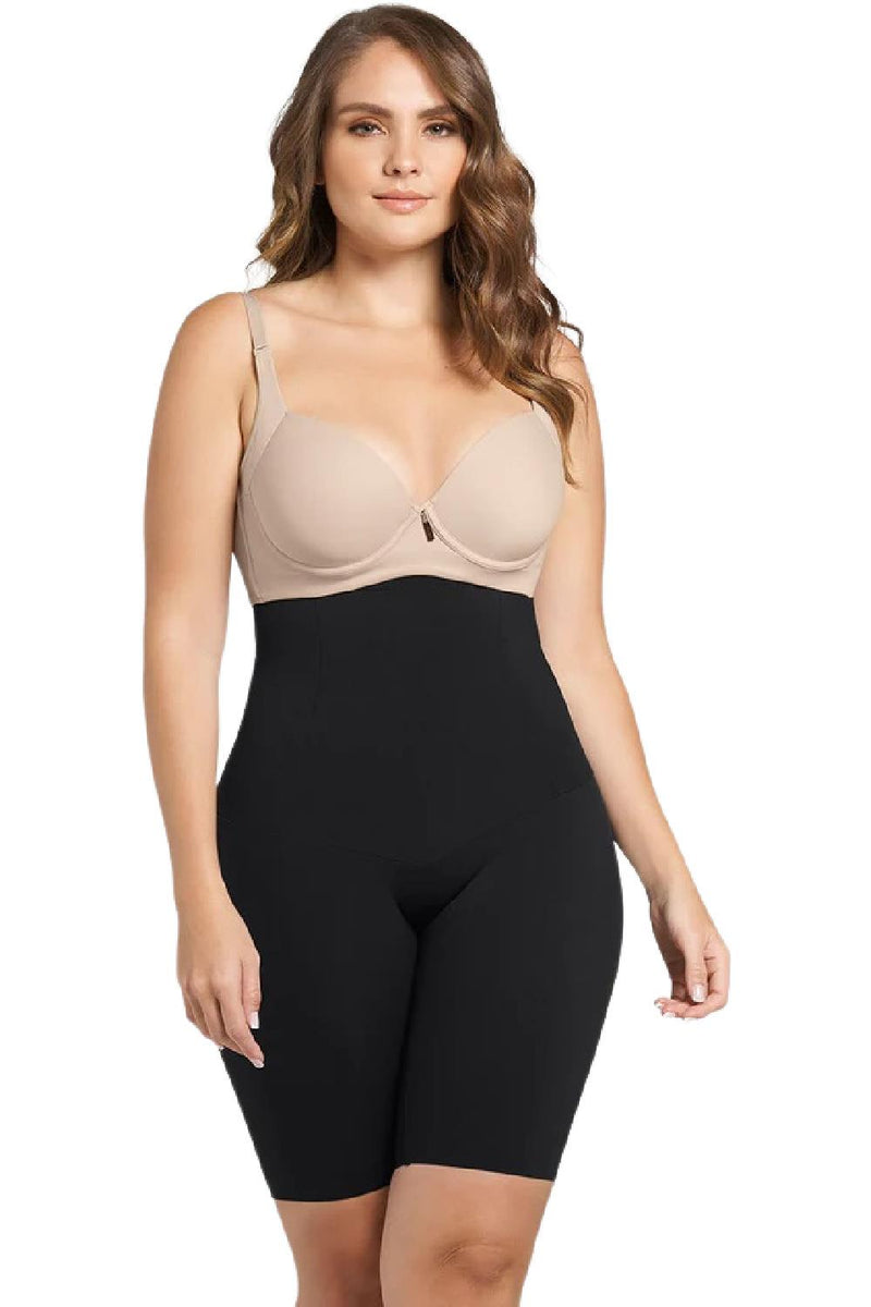 Leonisa Extra-High-Waisted Moderate Shaper Short, Black (012940)