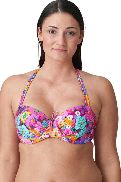 Prima Donna Najac Padded Balcony Bikini Top 4011016 Floral Expressions