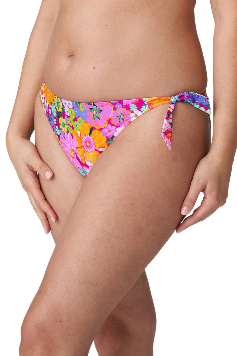 PrimaDonna Najac Swim Side-tie Bottom, Floral Expressions (4011053)
