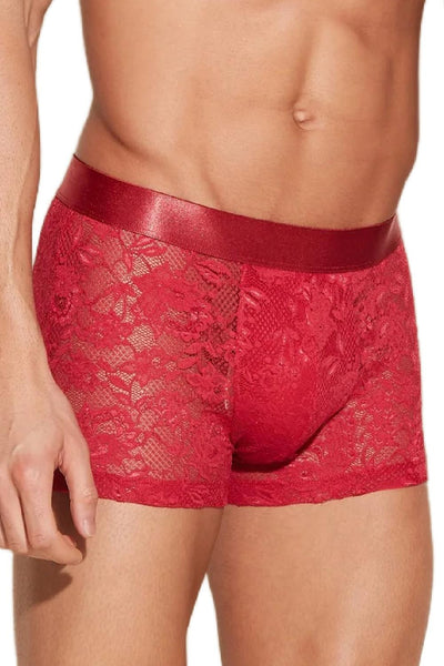 Cosabella Never Say Never Men's Classic Trunk, Mystic Red (NEVER0411)