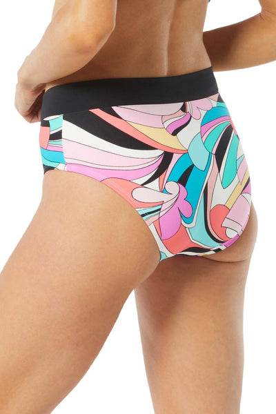 Beach House Saltwater Swirl Letty Crossover Swim Bottom H4A581