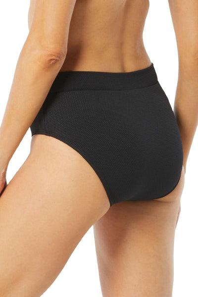 Beach House Pique Solids Letty Crossover Swim Bottom H51581 Black